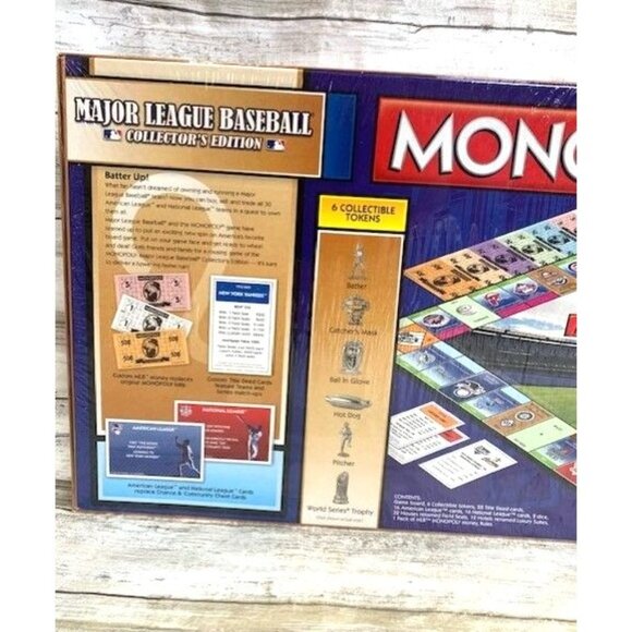 Monopoly Major League Baseball Collector's Edition Board Game - Picture 4 of 8